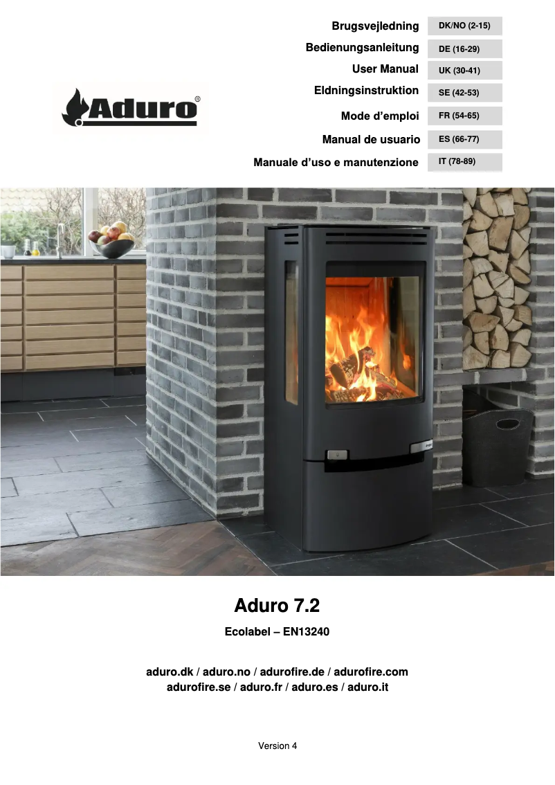 Image de la première page du manuel de l'appareil 7.2