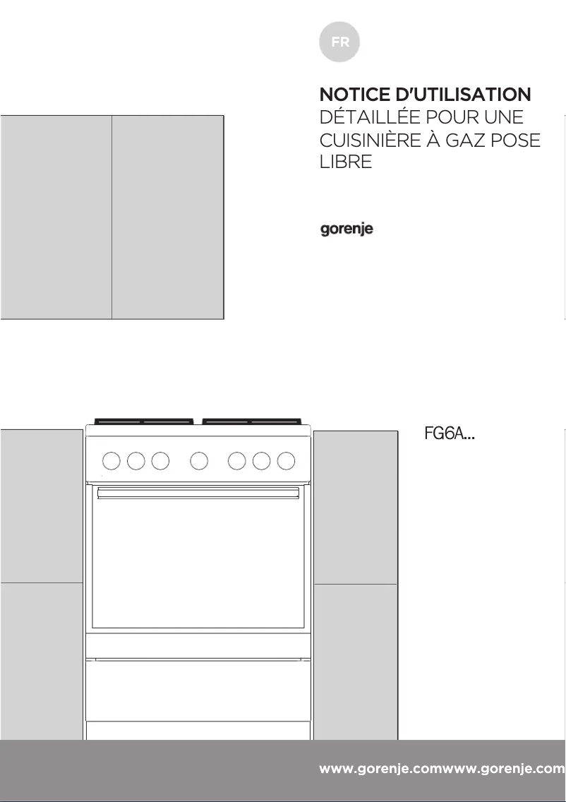 Page n°1 - Manuel utilisateur Gorenje GI6130WC