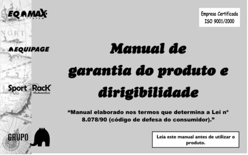 Image de la première page du manuel de l'appareil Velox Aluminium