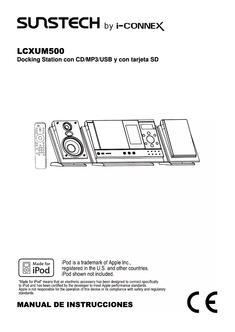 Image de la première page du manuel de l'appareil LCXUM500