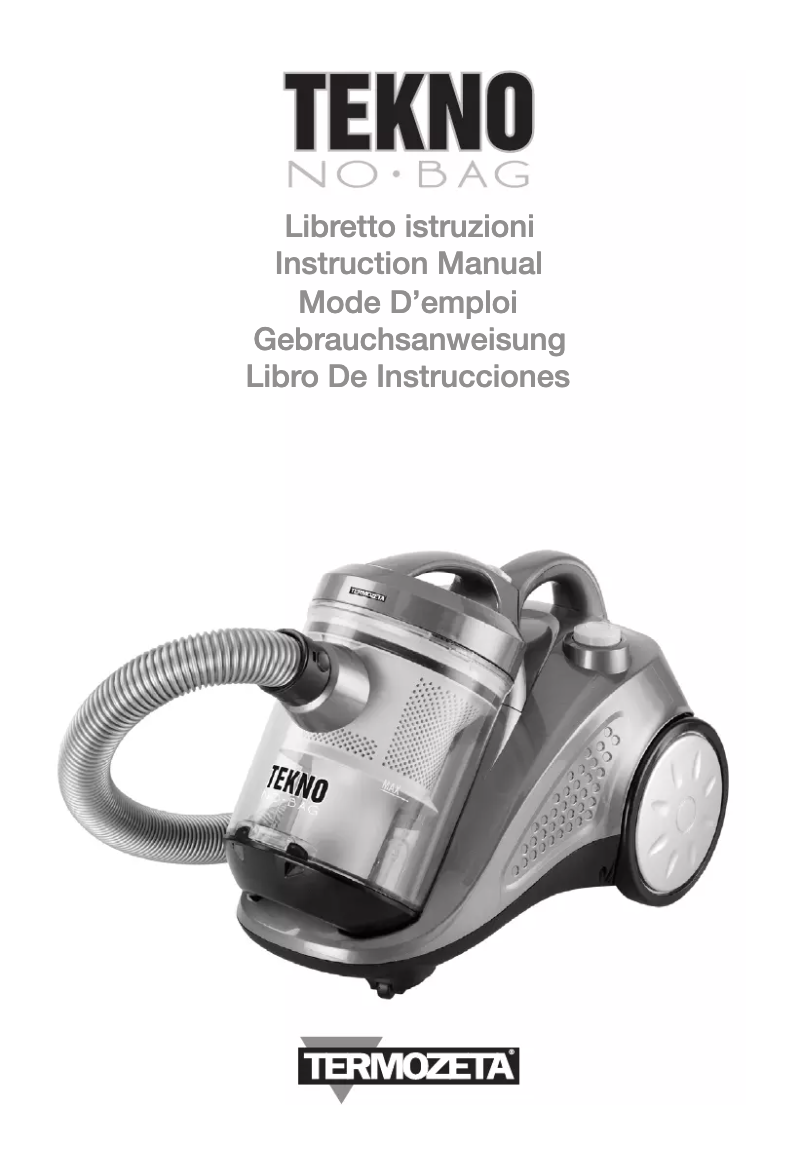 Page 1 de la notice Manuel utilisateur Termozeta Tekno