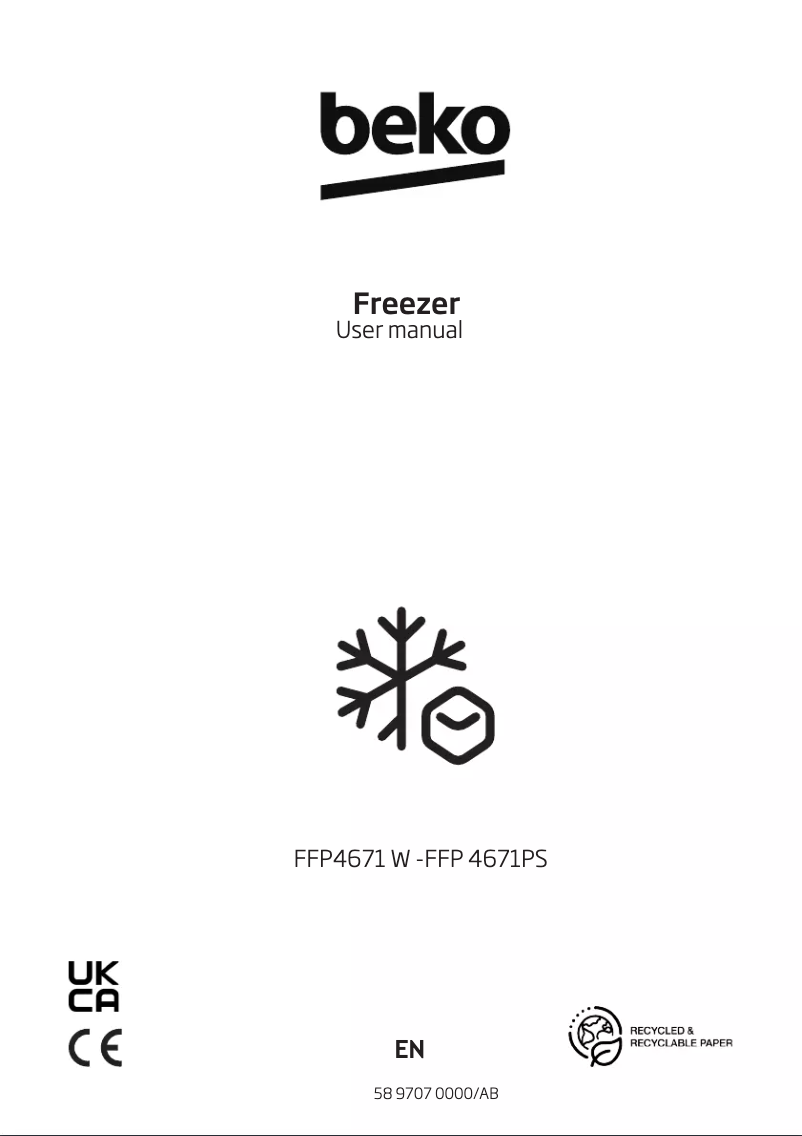 Image de la première page du manuel de l'appareil FFP4671W