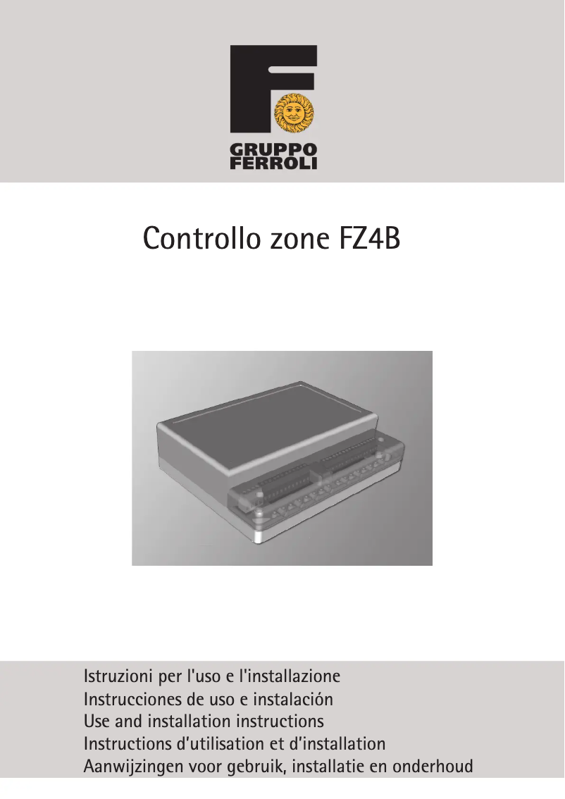 Page n°1 - Manuel utilisateur Ferroli FZ4