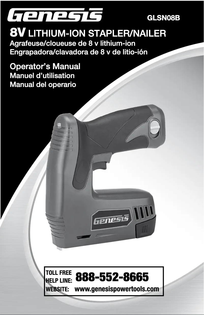 Image de la première page du manuel de l'appareil GLSN08B