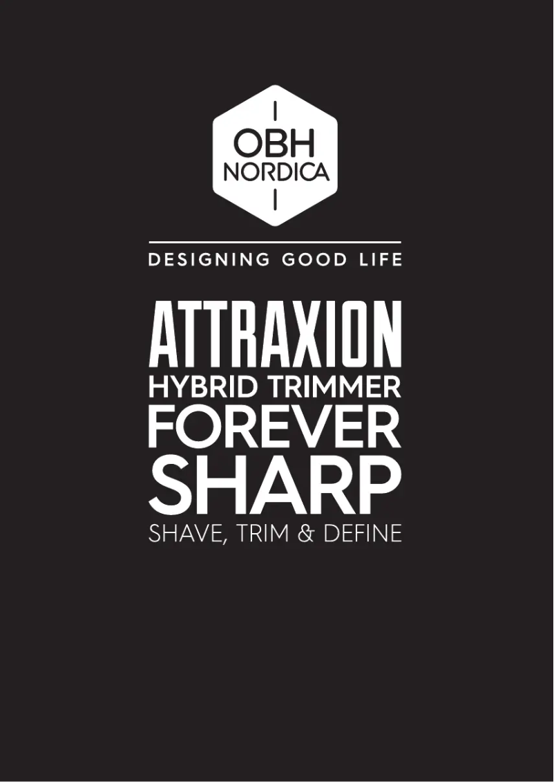 Page 1 de la notice Manuel utilisateur OBH Nordica Attraxion Forever Sharp HH6000N0