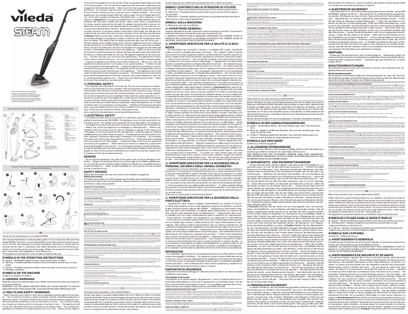 Image de la première page du manuel de l'appareil Steam 4023103181267