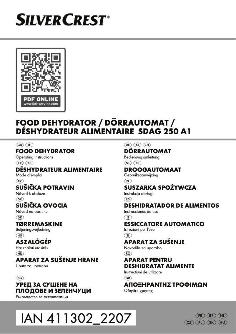 Página 1 del manual Manual de usuario SilverCrest SDAG 250 A1