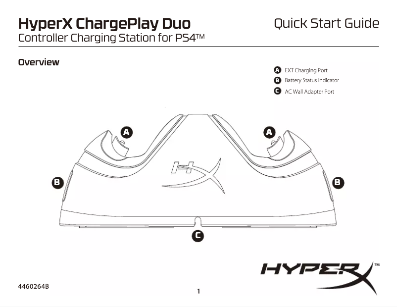 Imagen de la primera página del manual del dispositivo ChargePlay Duo