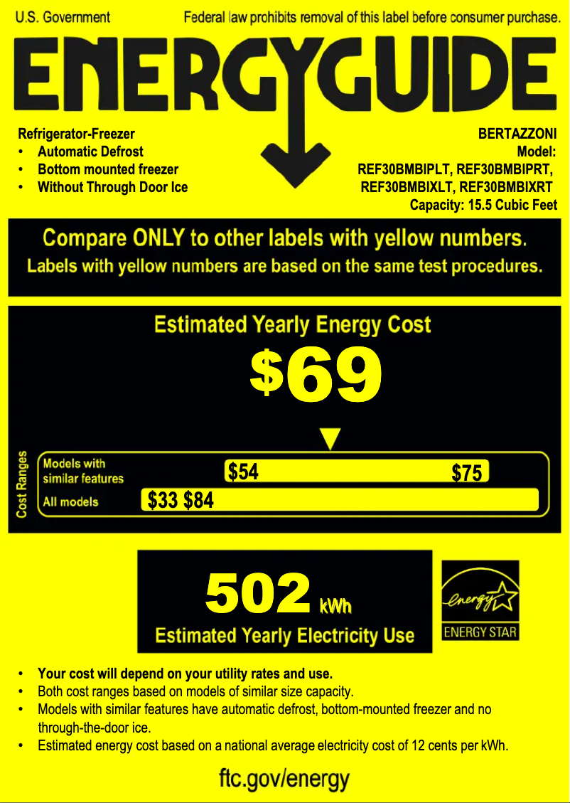 Image de la première page du manuel de l'appareil REF30BMBIXRT