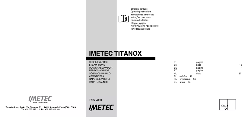 Image de la première page du manuel de l'appareil L6501