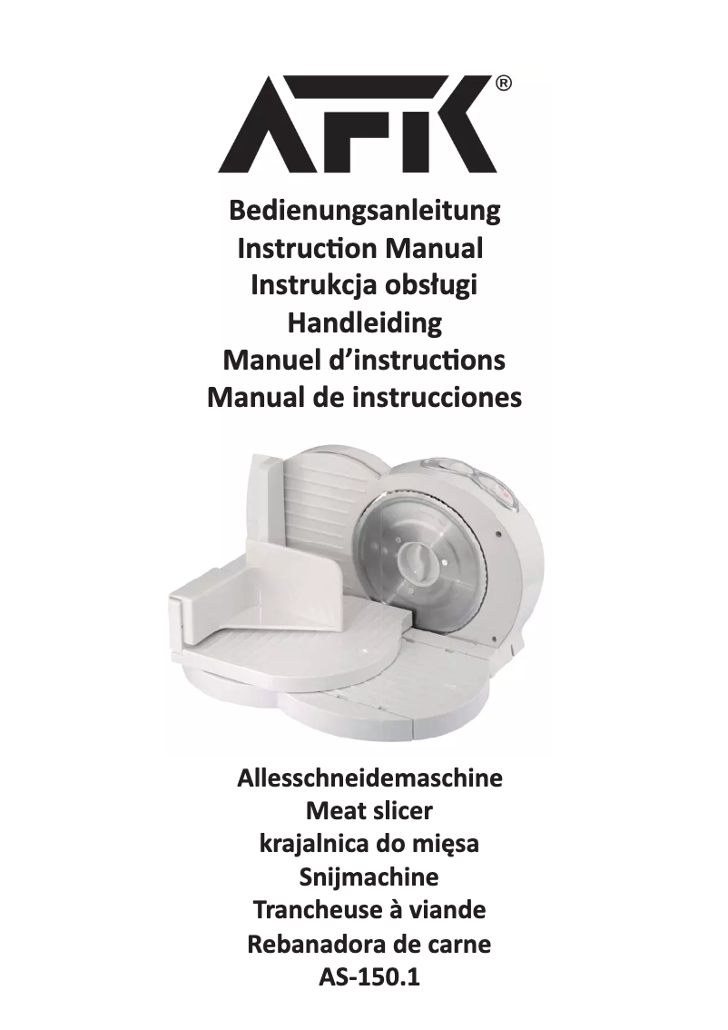 Page 1 de la notice Manuel utilisateur AFK AS-150.1