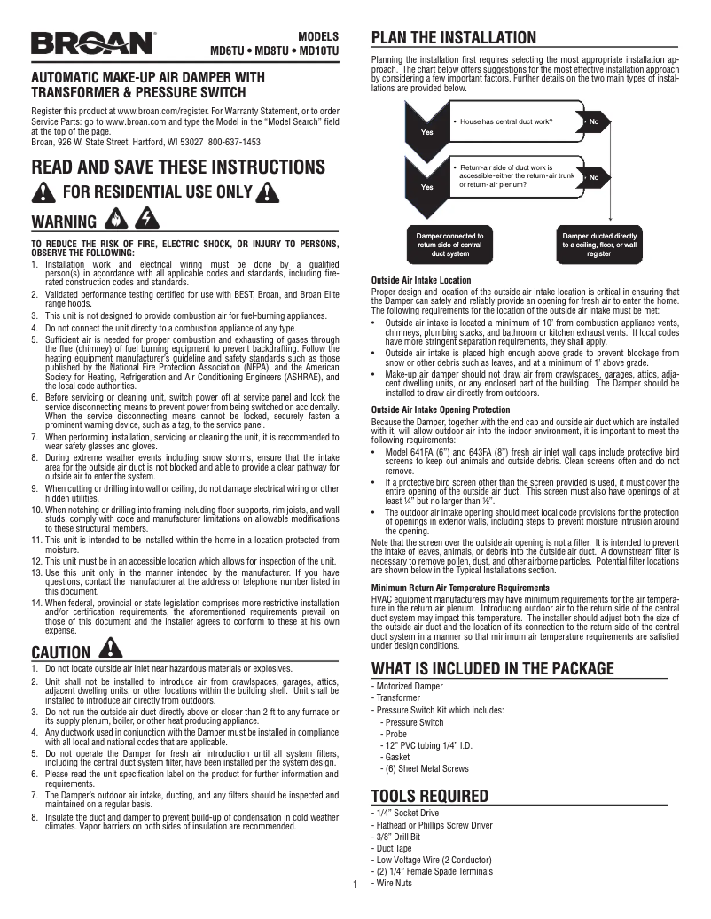 Página 1 del manual Manual de usuario Best MD8TU