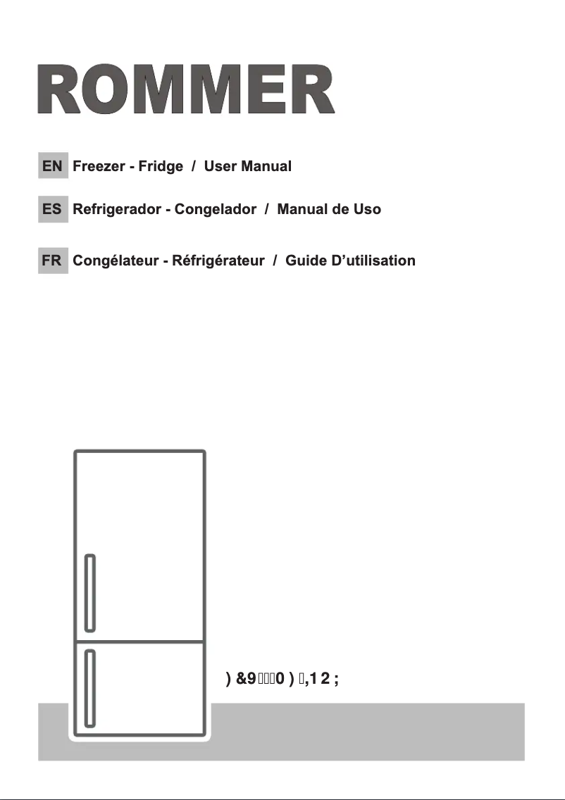 Page 1 de la notice Manuel utilisateur Rommer FCV 406 MF INOX