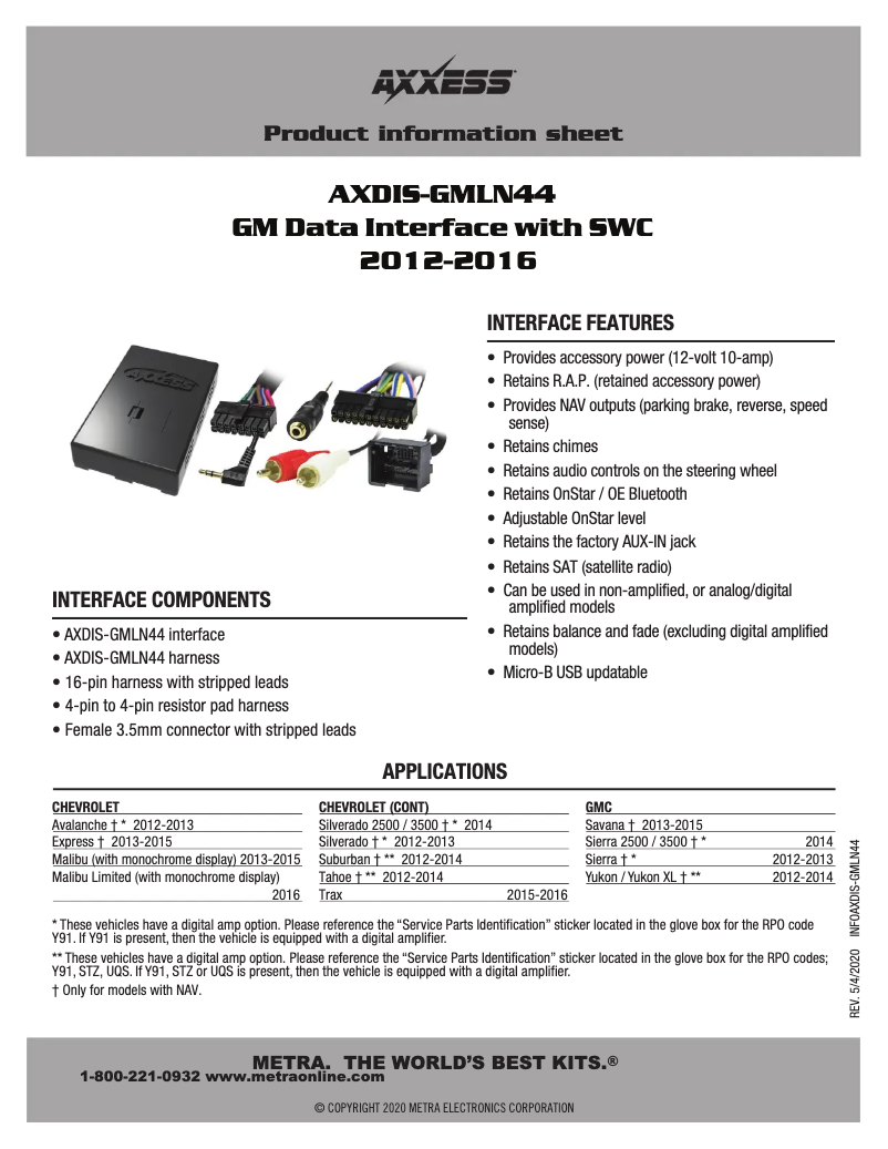 Image de la première page du manuel de l'appareil AXDIS-GMLN44