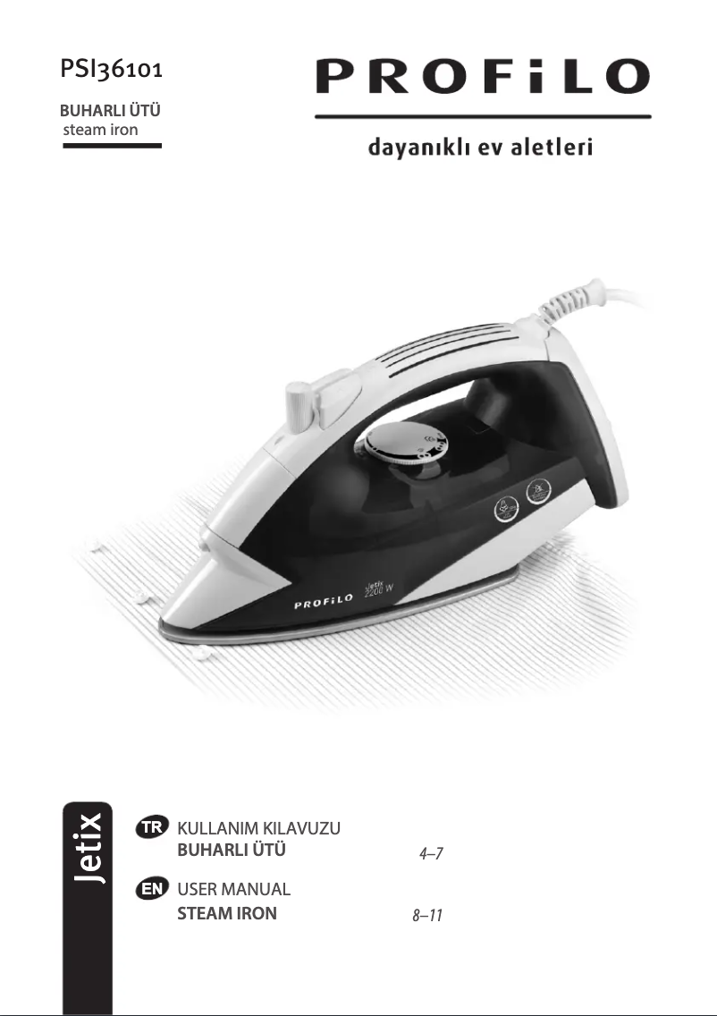 Image de la première page du manuel de l'appareil Jetix PSI36101