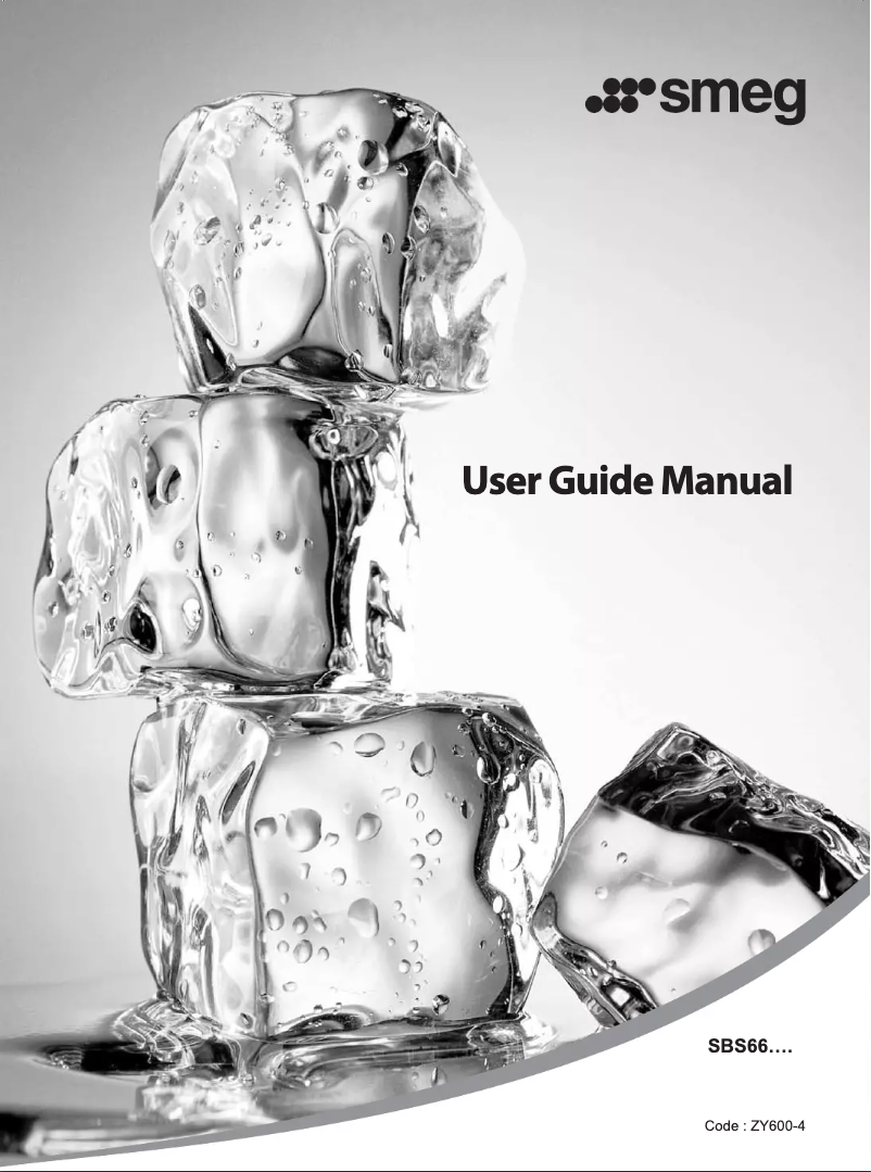 Page 1 de la notice Manuel utilisateur Smeg SBS661X7