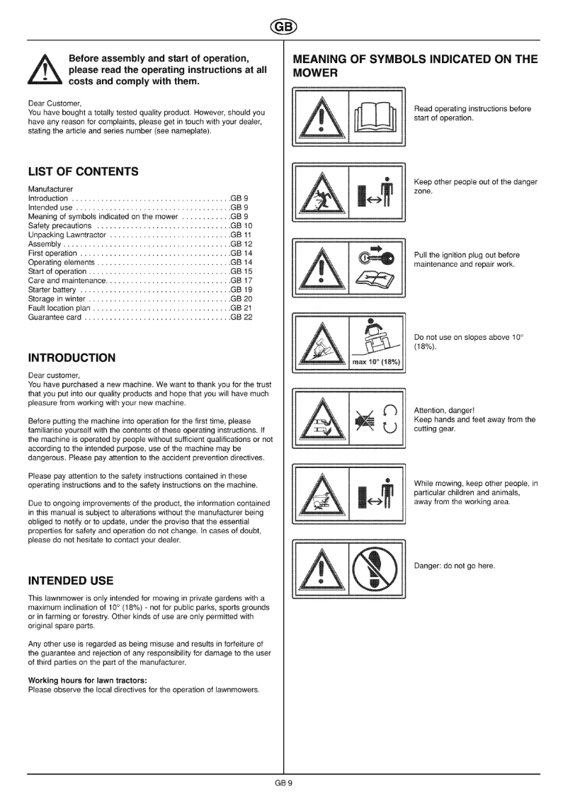 Page n°1 - Manuel utilisateur AL-KO Comfort T750