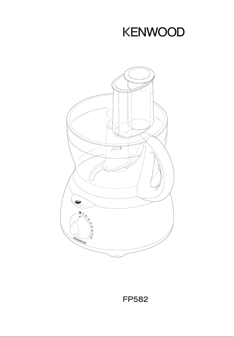 Image de la première page du manuel de l'appareil FP582