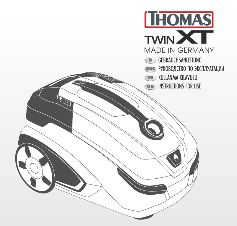 Page n°1 - Manuel utilisateur Thomas Twin XT