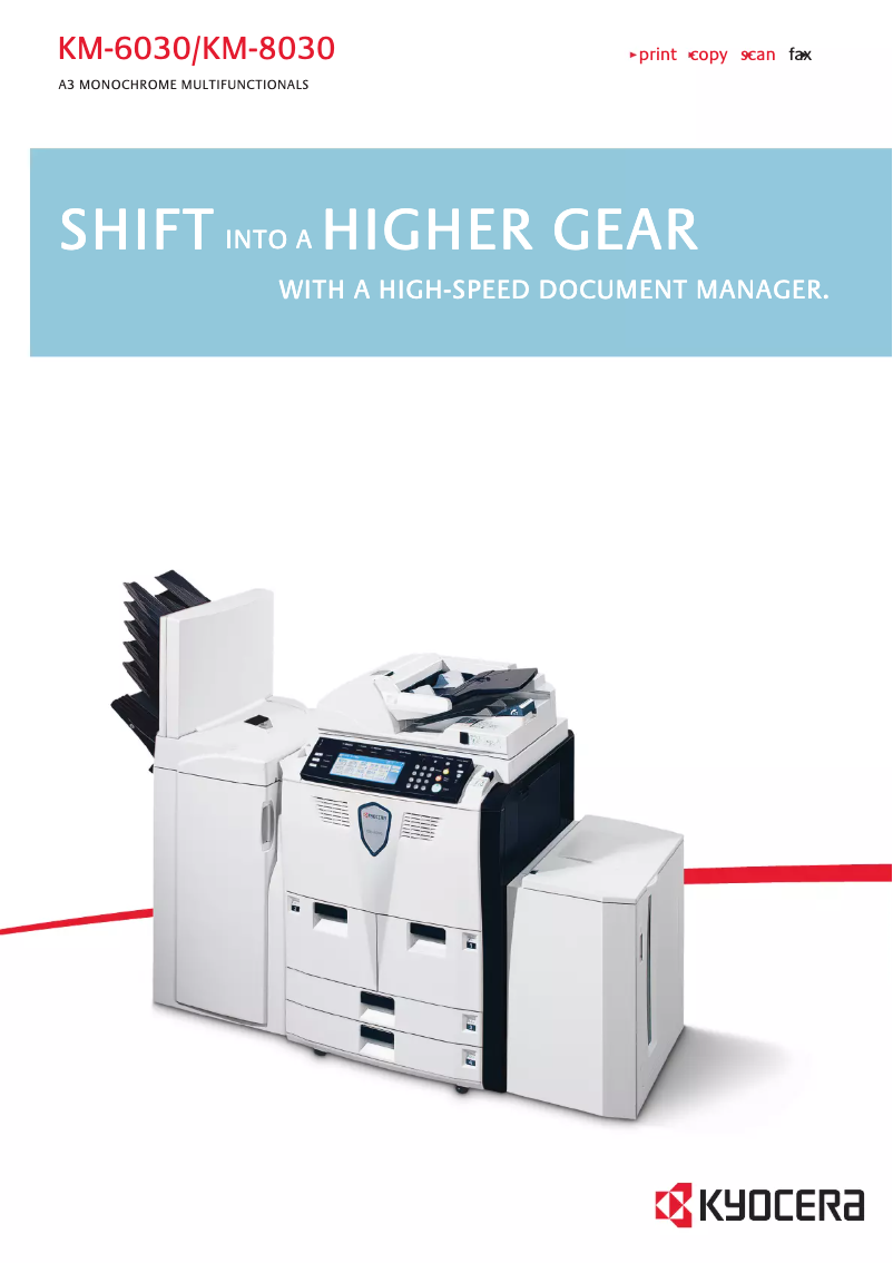 Page n°1 - Brochure Kyocera KM-6030