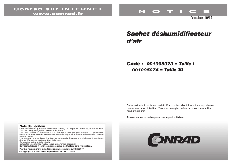 Image de la première page du manuel de l'appareil LV-A300