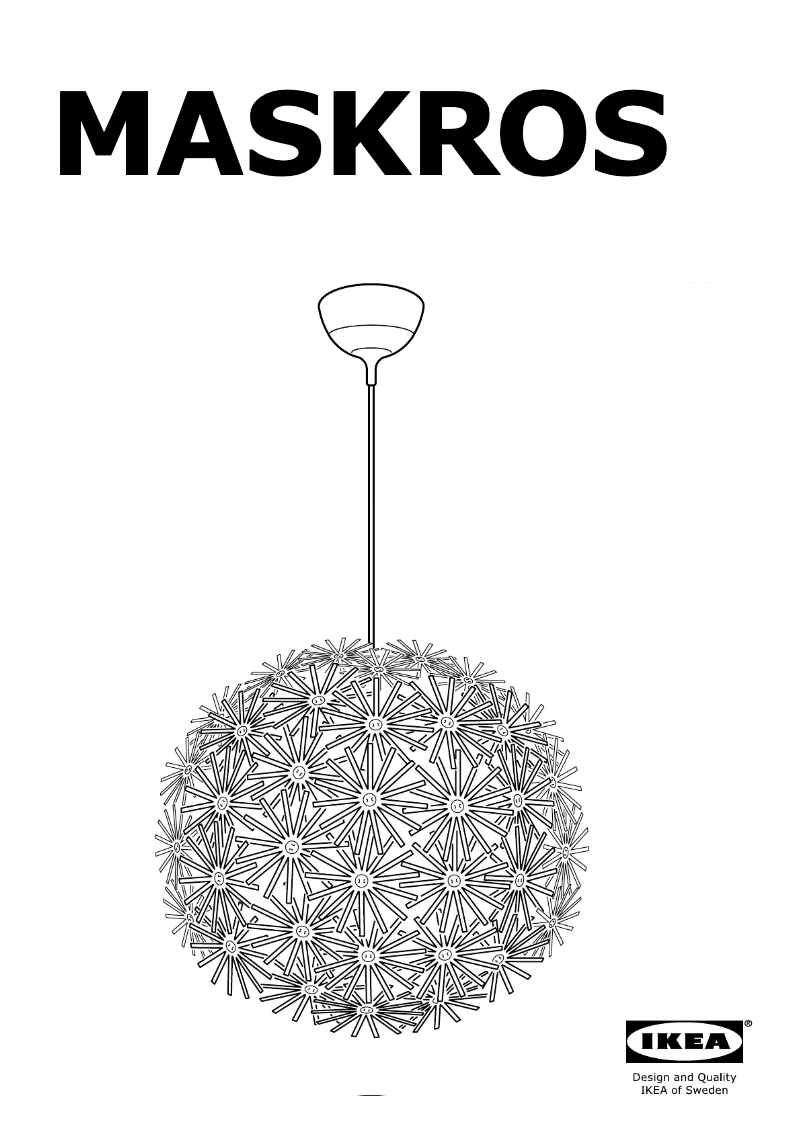 Imagen de la primera página del manual del dispositivo MASKROS