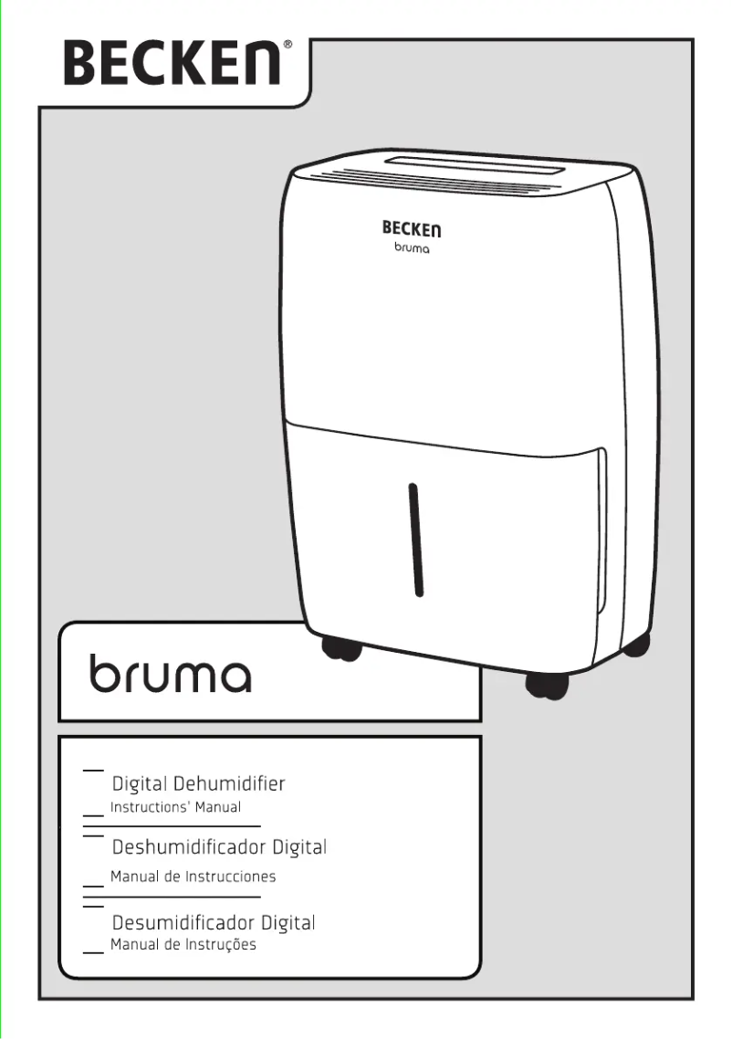 Image de la première page du manuel de l'appareil Bruma