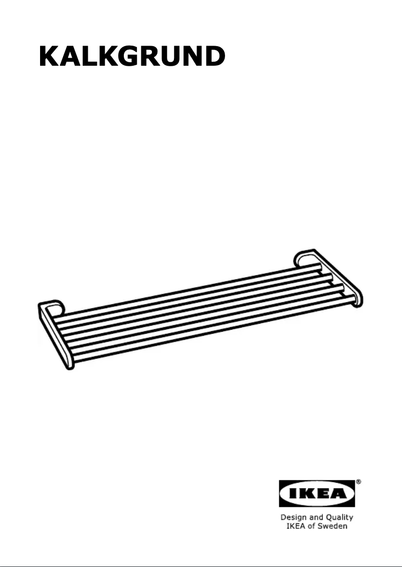 Image de la première page du manuel de l'appareil KALKGRUND (63x23)