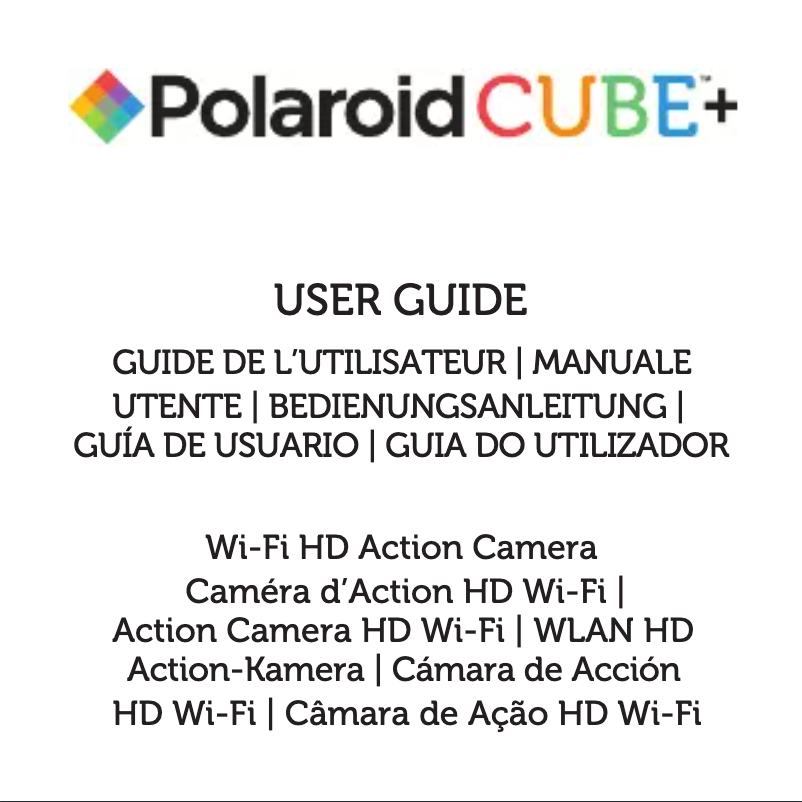 Page 1 de la notice Manuel utilisateur Polaroid P-Touch CUBE Plus PT-P710BT