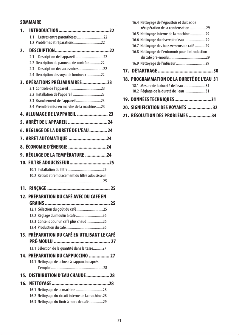 Page 1 de la notice Manuel utilisateur DeLonghi Active Line ICM14011