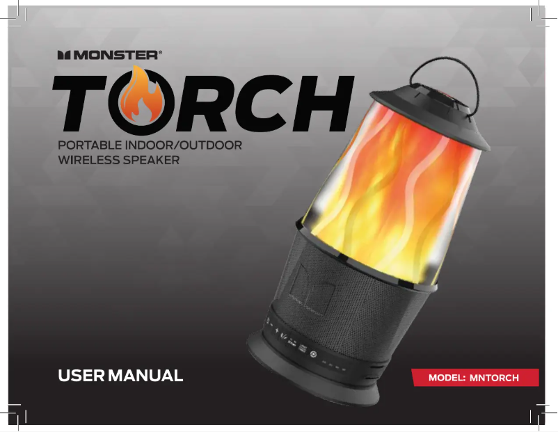 Page 1 de la notice Manuel utilisateur Monster Torch