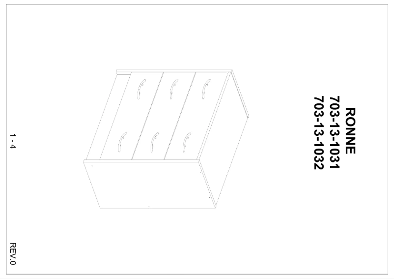 Image de la première page du manuel de l'appareil Ronne (60x30x70)