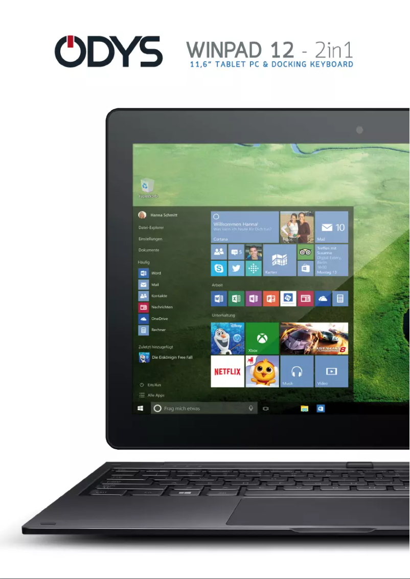 Page n°1 - Manuel utilisateur Odys Winpad 12