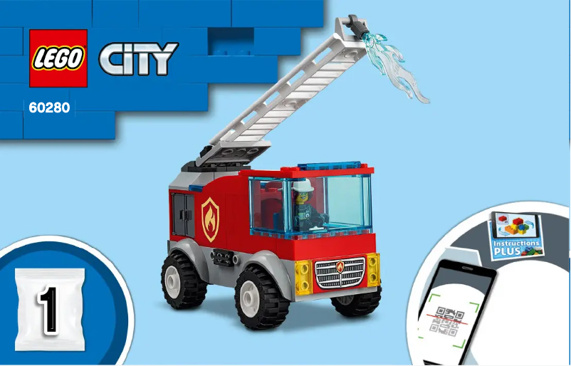 Page 1 de la notice Manuel utilisateur Lego City 60280