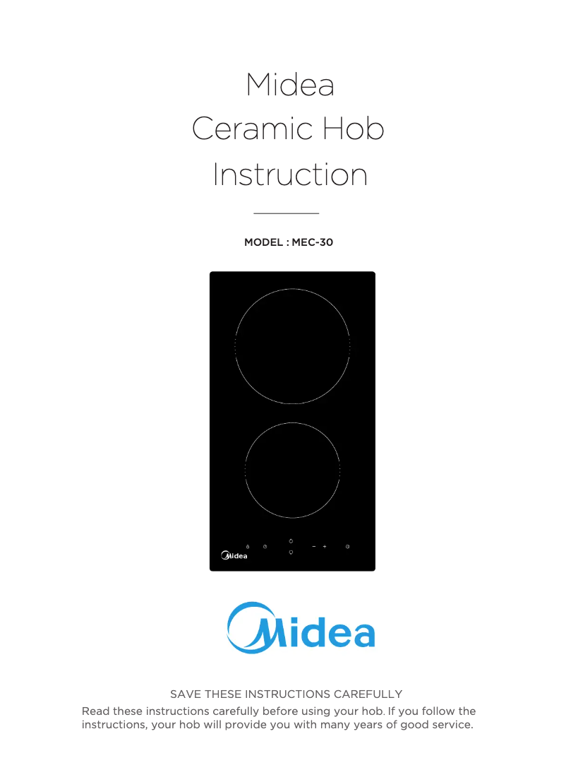 Image de la première page du manuel de l'appareil MEC30