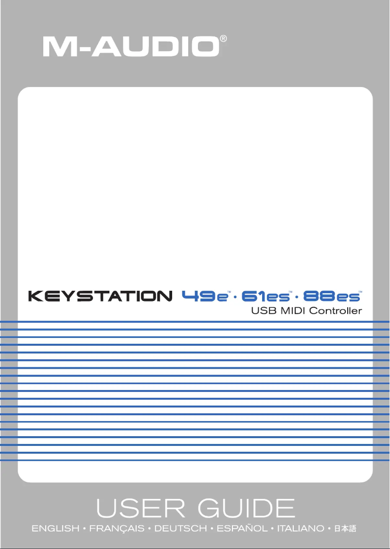 Image de la première page du manuel de l'appareil Keystation 49
