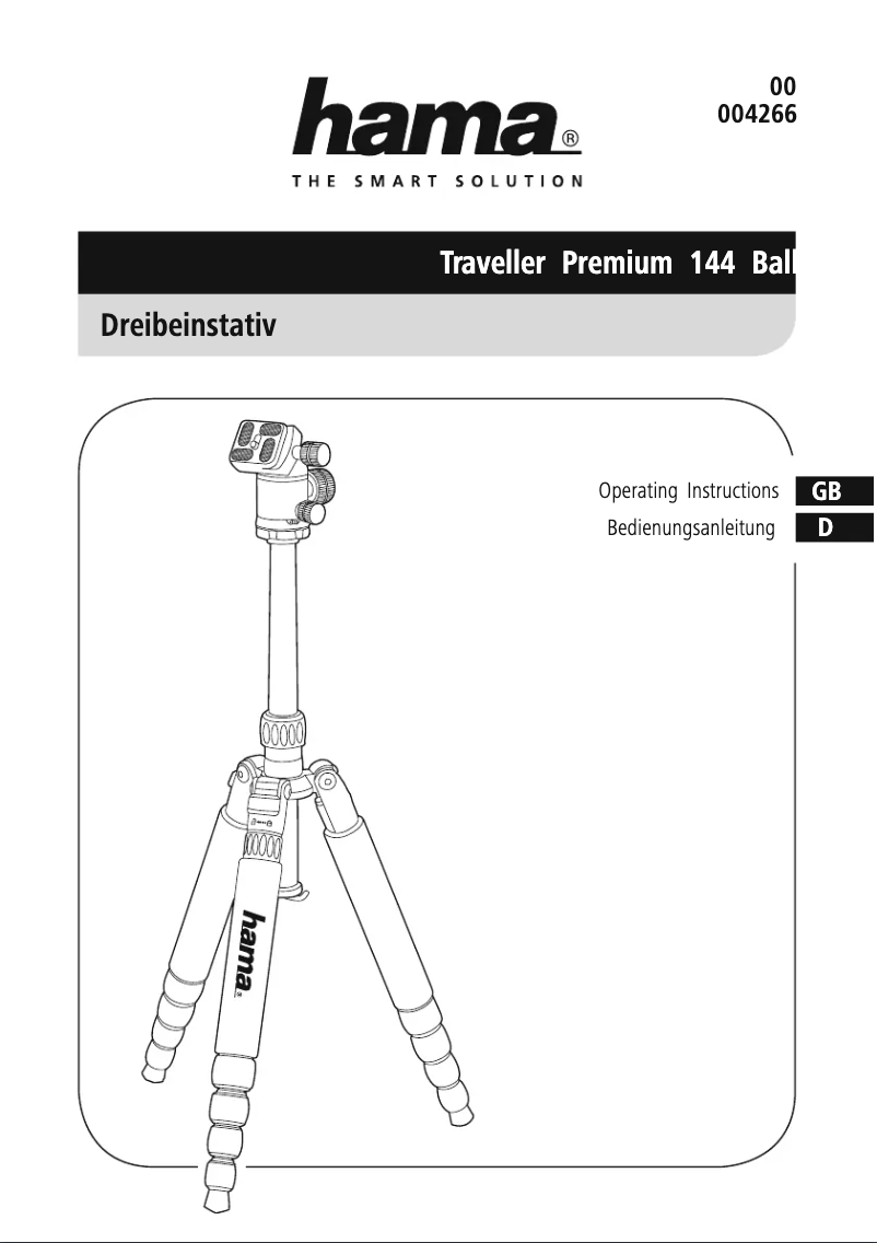 Image de la première page du manuel de l'appareil Traveller Premium 144 Ball