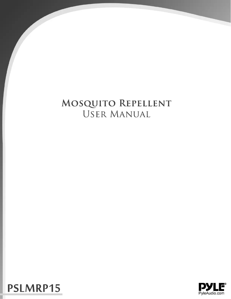 Page n°1 - Manuel utilisateur SereneLife PSLMRP15