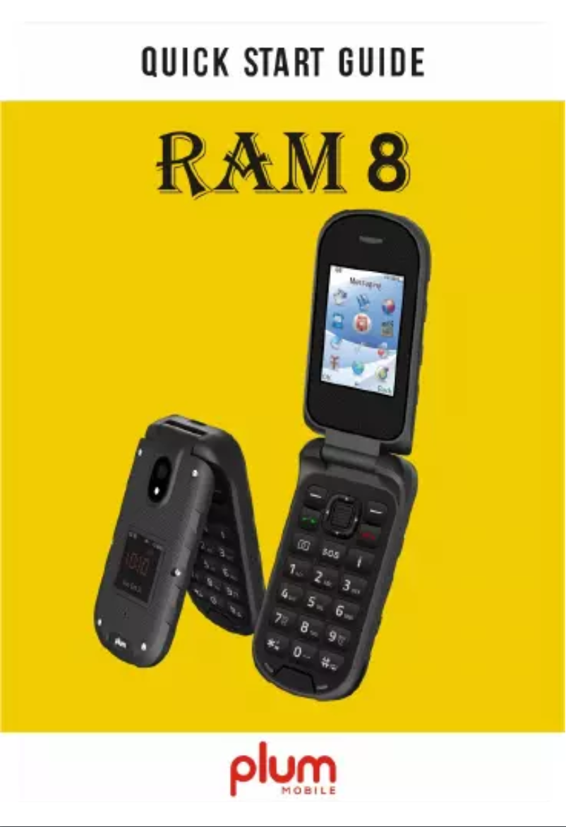 Page 1 de la notice Manuel utilisateur Plum Ram 8