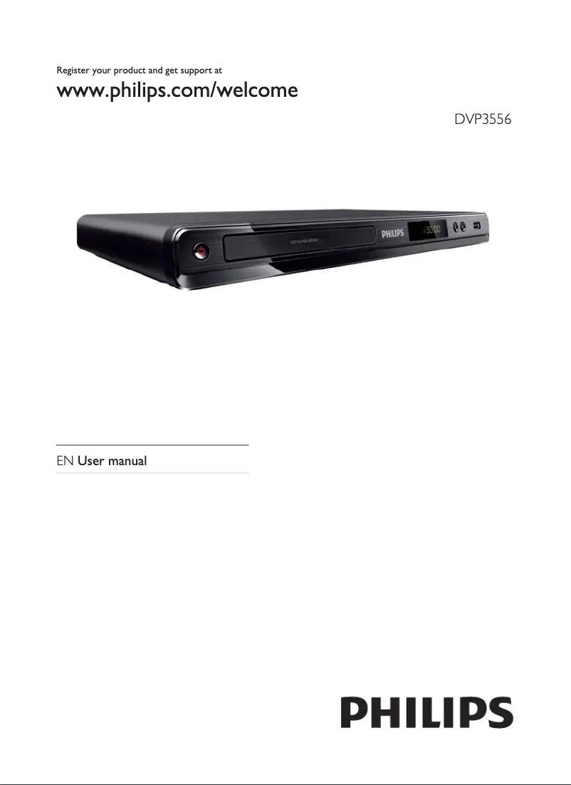 Imagen de la primera página del manual del dispositivo DVP3556