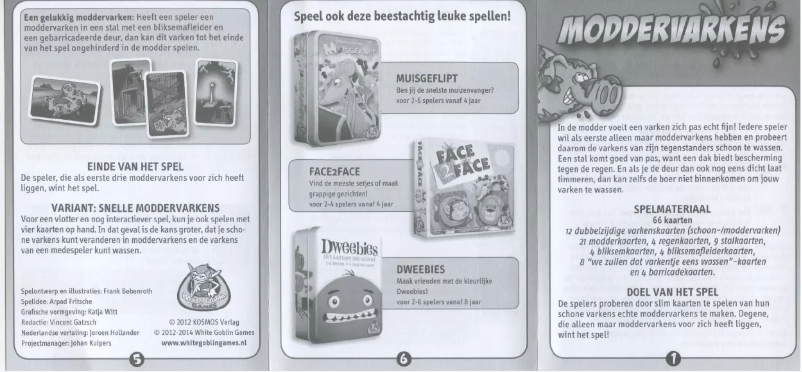 Page n°1 - Manuel utilisateur White Goblin Games Moddervarkens