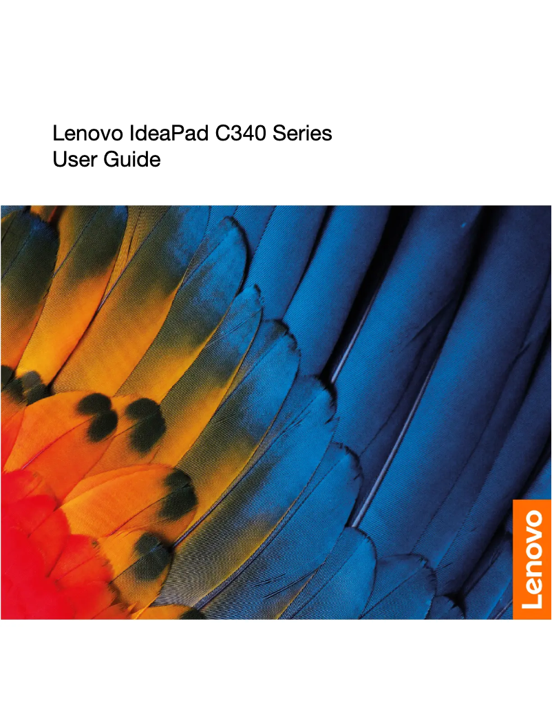 Page n°1 - Manuel utilisateur Lenovo IdeaPad C340