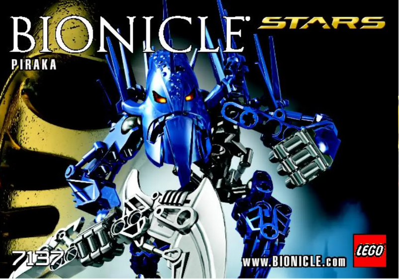 Image de la première page du manuel de l'appareil Bionicle 7137