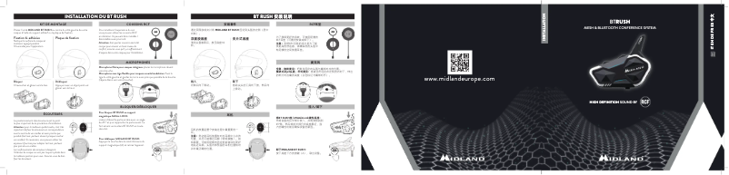 Page 1 de la notice Manuel utilisateur Midland BT RUSH