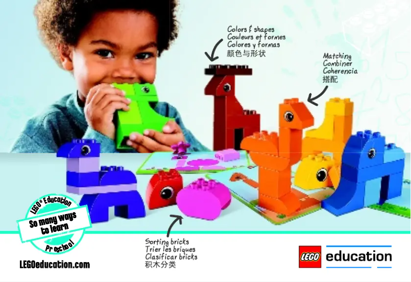 Page 1 de la notice Manuel utilisateur Lego Education 45009