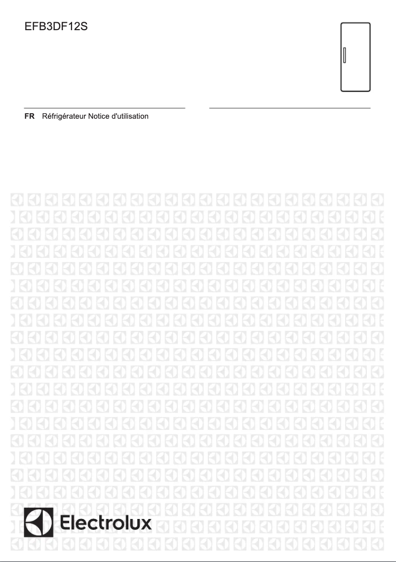 Page 1 de la notice Manuel utilisateur Electrolux EFB3DF12S