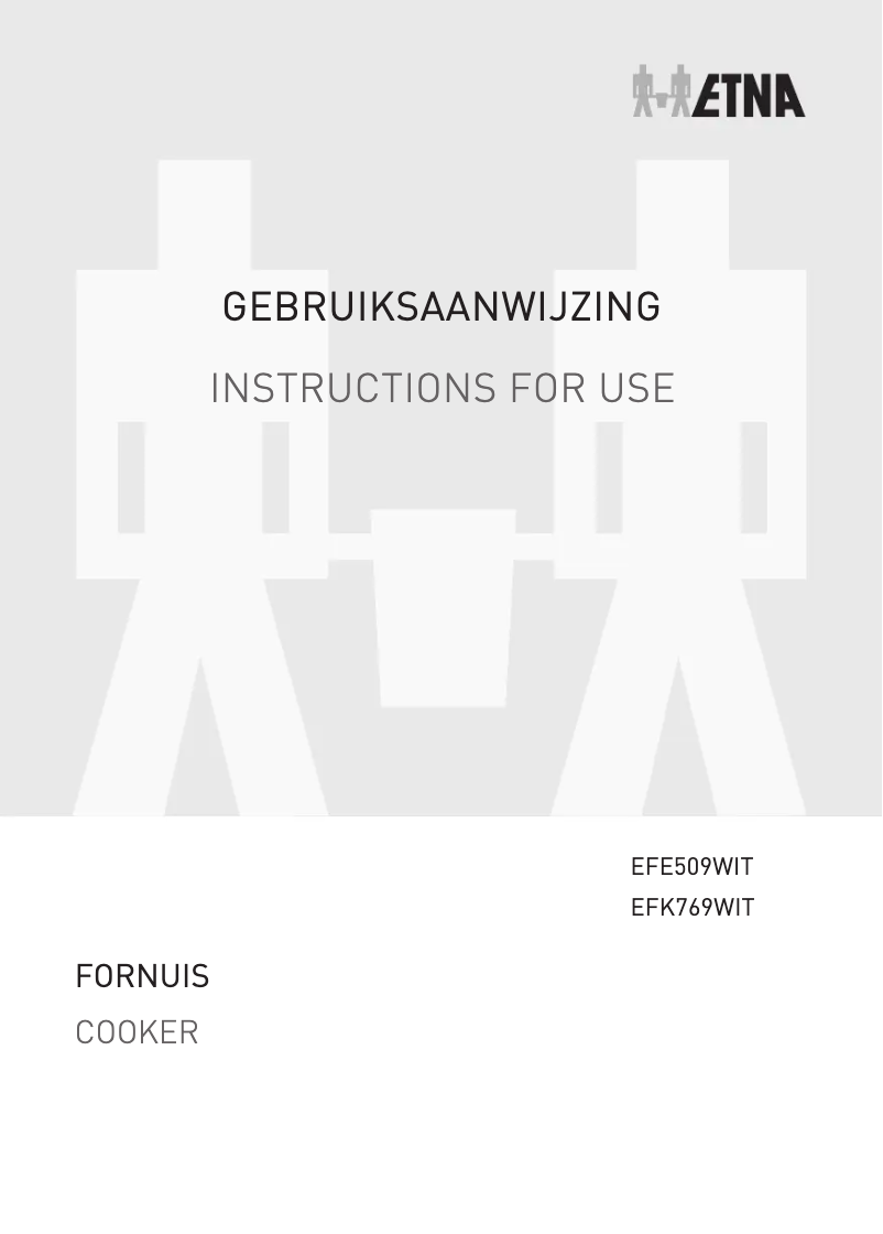 Página 1 del manual Manual de usuario Etna EFE509WIT