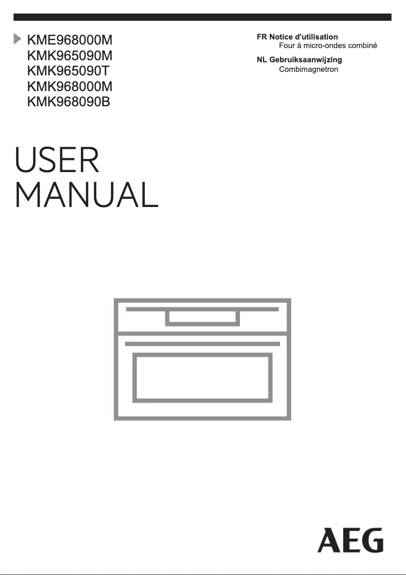 Page 1 de la notice Manuel utilisateur AEG KMK968000M