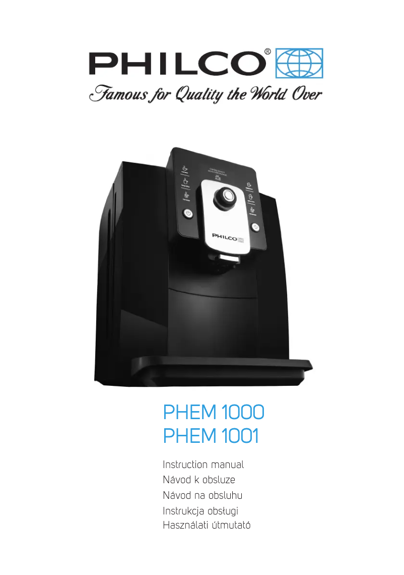 Page 1 de la notice Manuel utilisateur Philco PHEM 1000