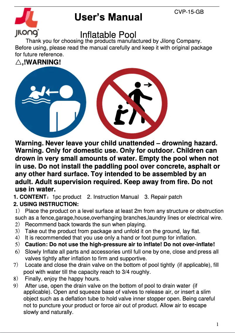 Image de la première page du manuel de l'appareil JL097201NPF